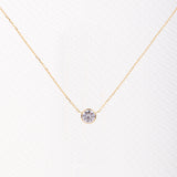 Round Chaton Necklace