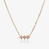Triple stone necklace