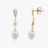 Pendientes largos Perlas