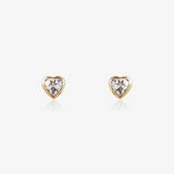 Pendientes Corazon Bocelados