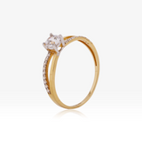 Anillo Piedra Central