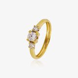 Anillo Piedras Trio