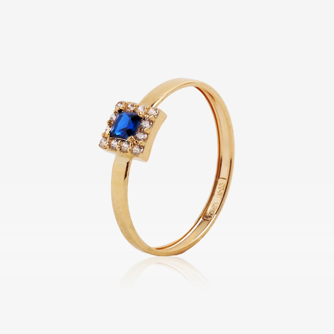 Anillo azul