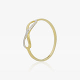 Anillo infinito lapidado