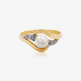 Anillo Perla Bicolor