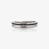 Anillo Circonitas negras