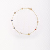 Pulsera Corazones Bocelados