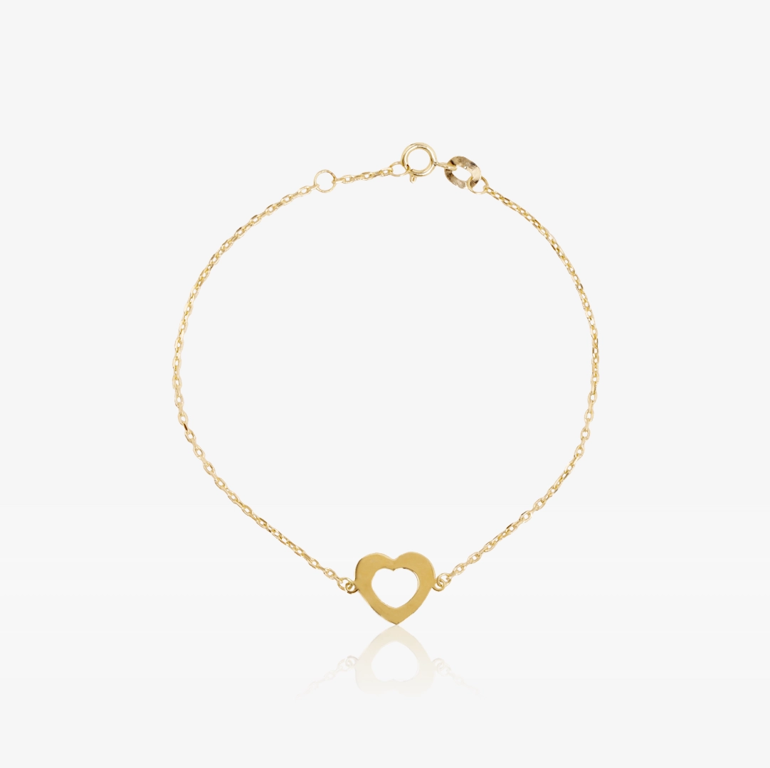 Pulsera Corazón Calado