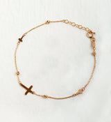 Pulsera Cruces Bolas