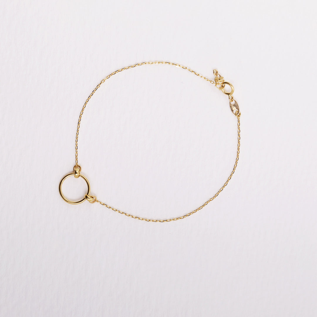 Pulsera Oro Lisa Circulo