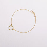 Pulsera Oro Lisa Circulo