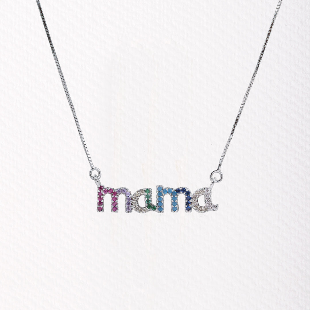 Collar Multicolor mama