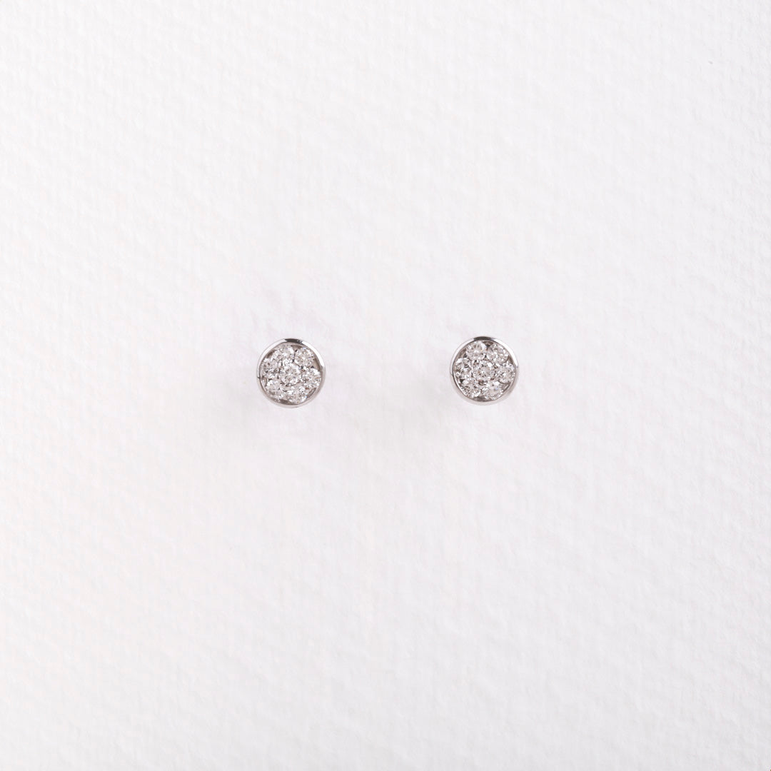 Pendientes Diamante Redondos