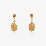 Pendientes V.Milagrosa con diamante