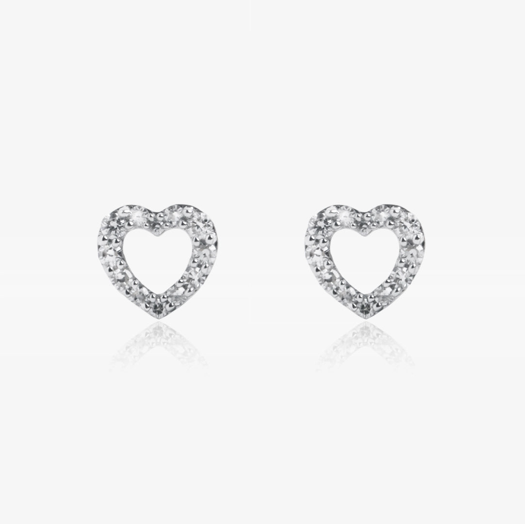 Pendientes Diamante Corazón