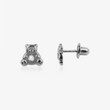 Baby+ Bear and Zirconia Earrings