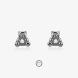 Baby+ Bear and Zirconia Earrings