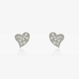 Pendientes Corazón piedras