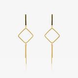 Long Rhombus Earrings