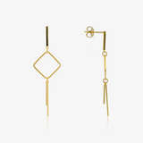Long Rhombus Earrings