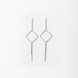 Long Rhombus Earrings
