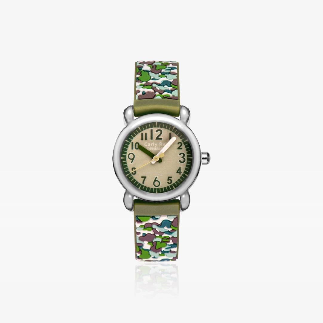 RELOJ - CAMUFLAJE verde